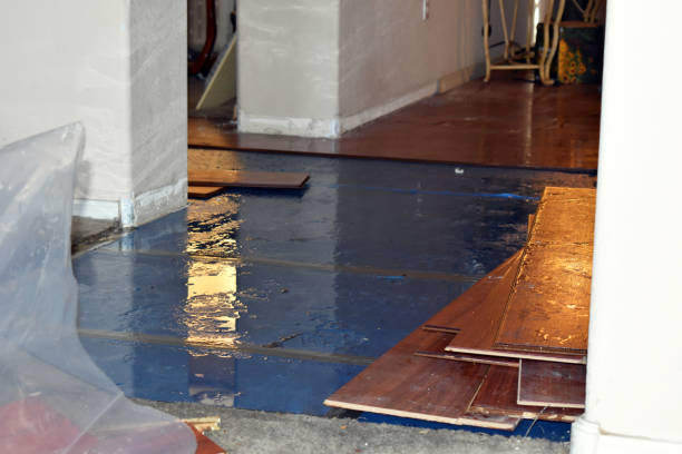 Professional Water Extraction technician working in Adamsville, OH